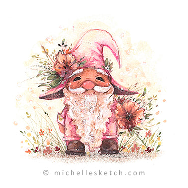 Springfields Gnome Fine Art Print