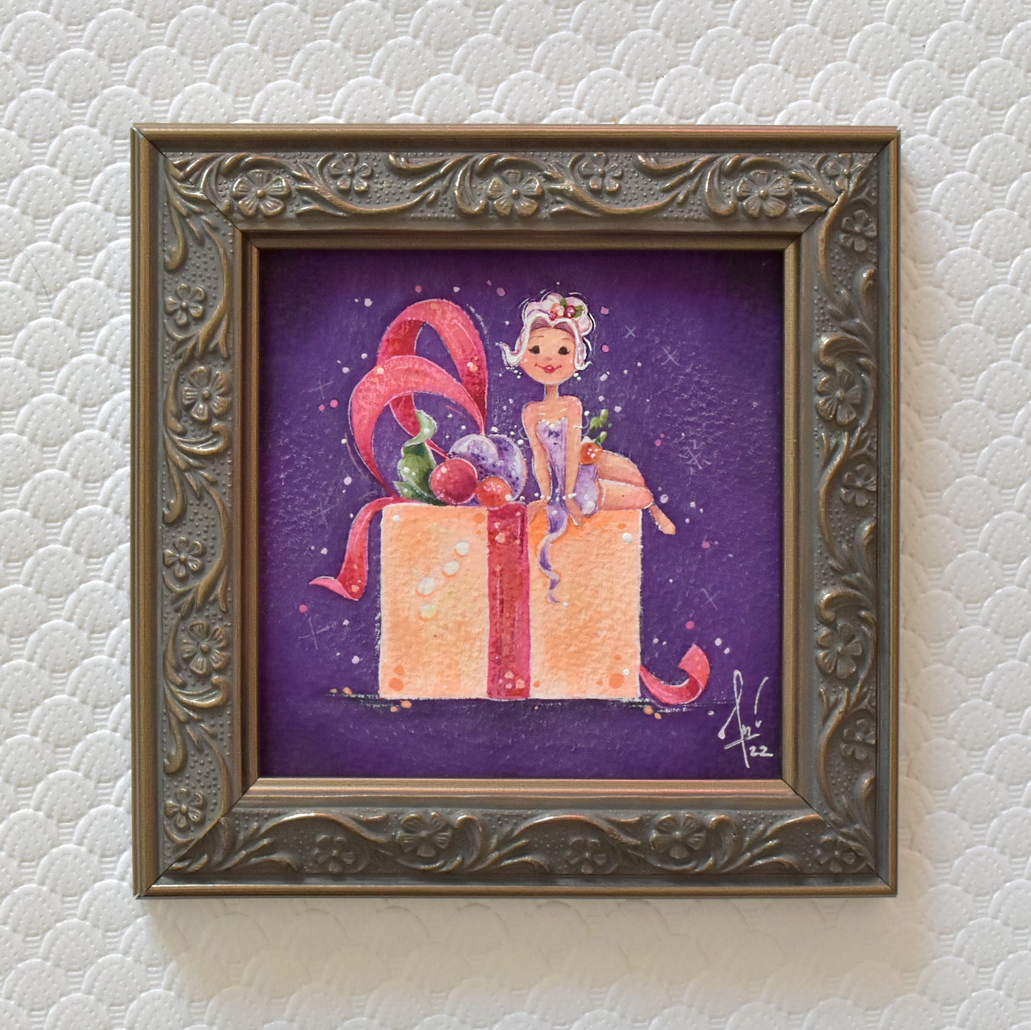 Sugar Gift Mini Gouache Painting