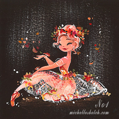 Autumn Ballerina Fine Art Print