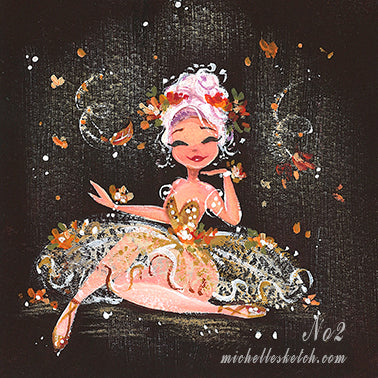 Autumn Ballerina Fine Art Print