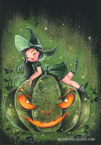 Vicious Pumpkin Fine Art Print