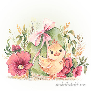 Easter Symbols Fine Art Print