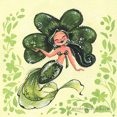 St. Patrick Mermaid Fine Art Print