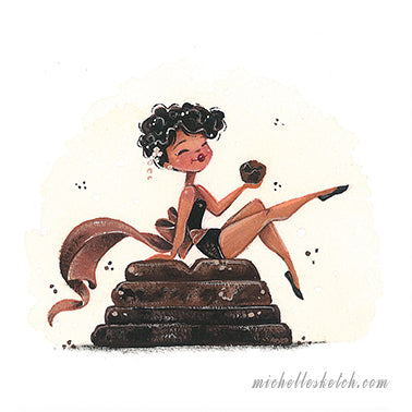 Chocolate Ladies Fine art Print