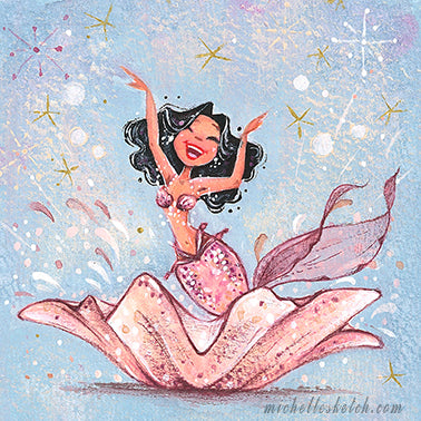 Dita Mermaid Fine Art Print