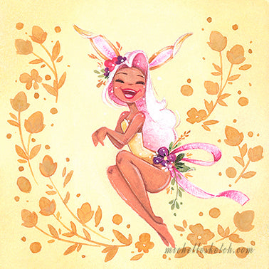 Easter Pinup Fine Art Print