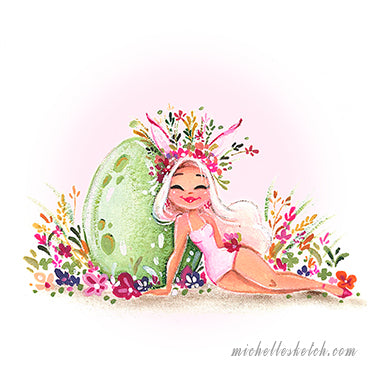 Easter Pinup Fine Art Print