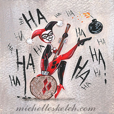 Harley BOOM! Fine Art Print