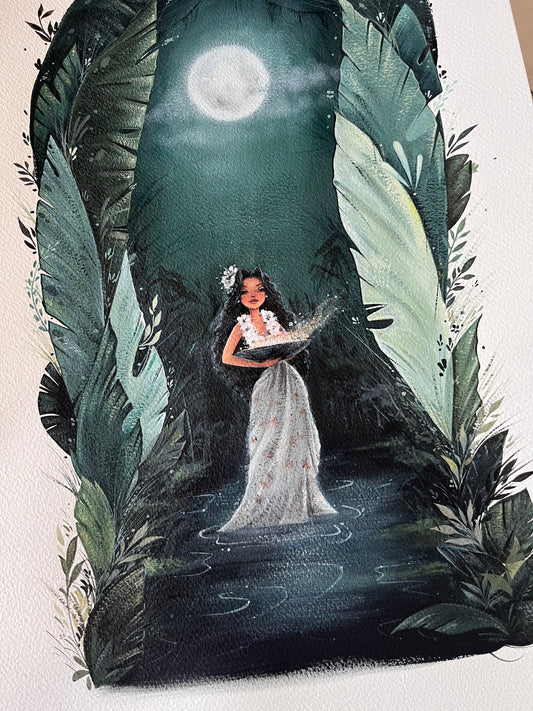 Original The Rituals Gouache Painting