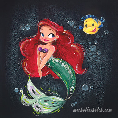 Ariel Mini Fine Art Print