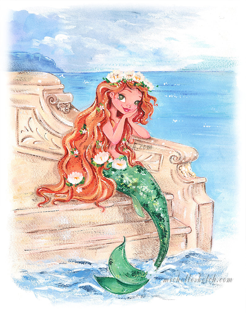 Little Mermaid Fine Art Print