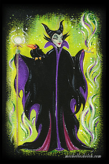 Maleficent Fine Art Print