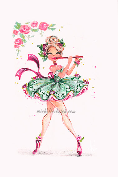 Nutcracker's Marzipan Dancer Fine Art Print