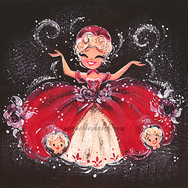 Nutcracker's Mother Ginger Dancer Fine Art Print