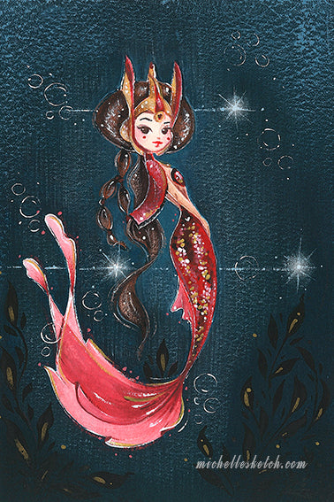 Padme Mermaid Fine Art Print