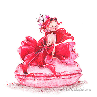 Macaron Ladies Fine Art Print