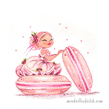 Macaron Ladies Fine Art Print