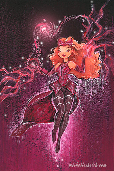 Scarlet Witch Fine Art Print