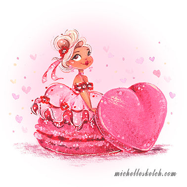 Macaron Ladies Fine Art Print